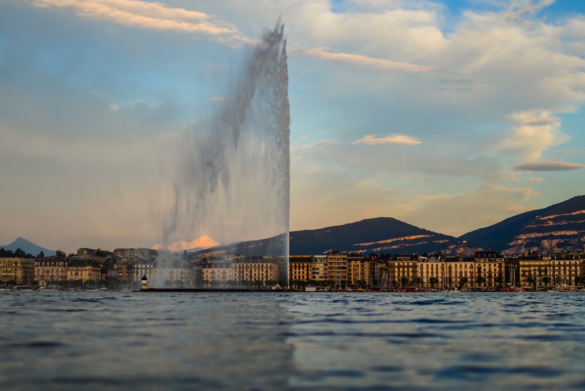 Geneva Lake and Jet d'Eau